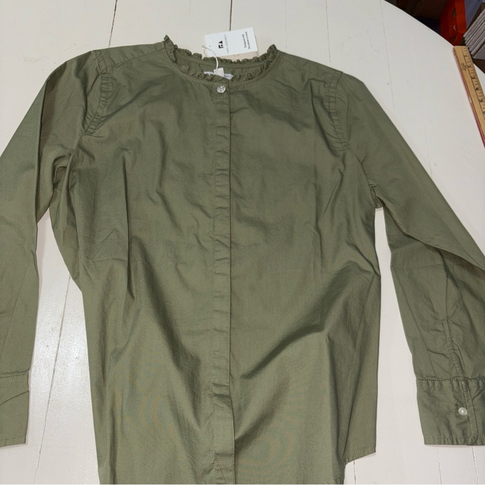 NWT Free Assembly Olive Green Women's Blouse